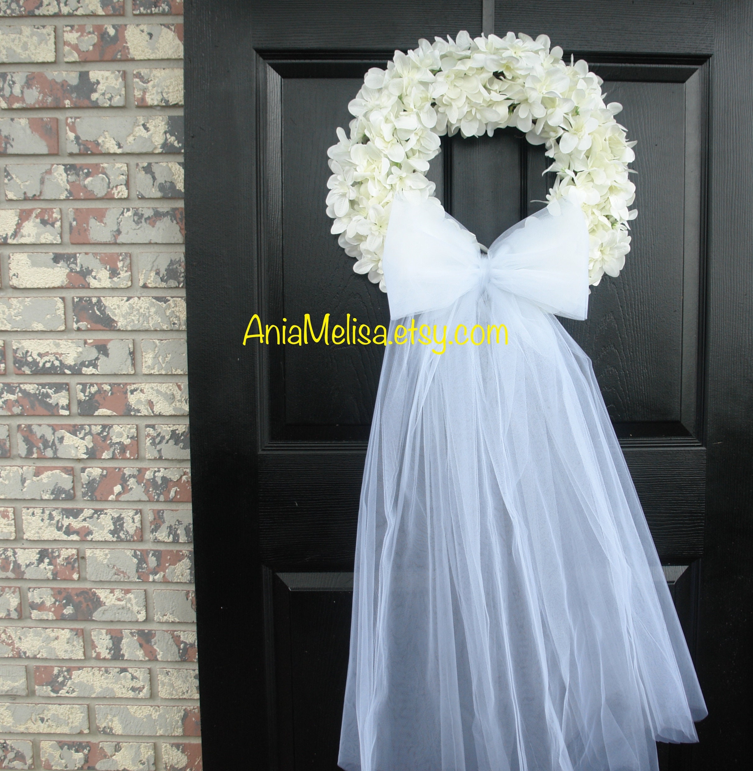 White wedding wreaths for front door wreaths outdoors and Etsy