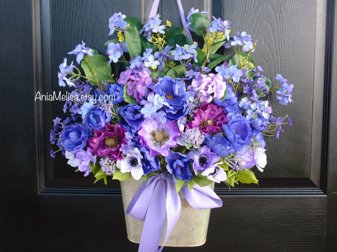 Purple Flower Wreaths