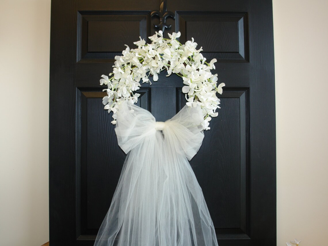 Bridal shower decorations wedding wreaths front door wreaths Etsy