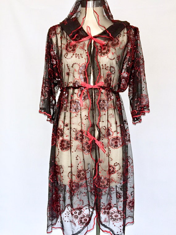 robe rose sequin