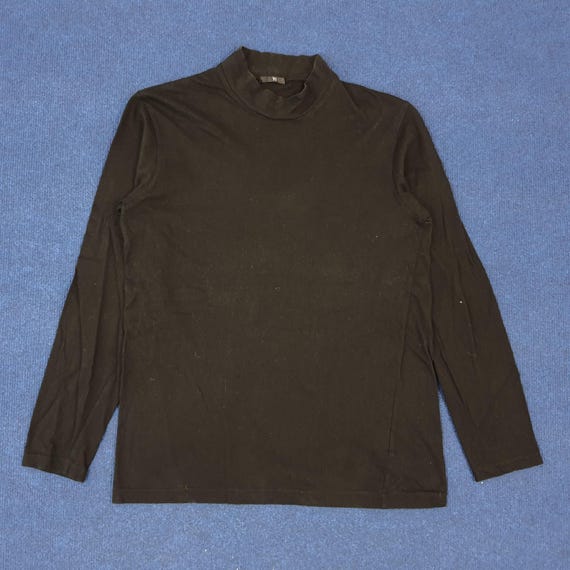 Yohji Yamamoto, Vintage Y's by Yohji Yamamoto Turtle Neck Long Sleeve Tshirt