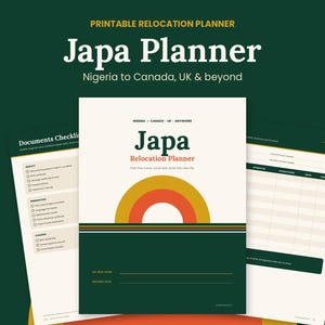 Utskrivbar flyttplanerare i Japan, checklista för flyttning utomlands, immigration från Nigeria till Kanada i Storbritannien (PDF)