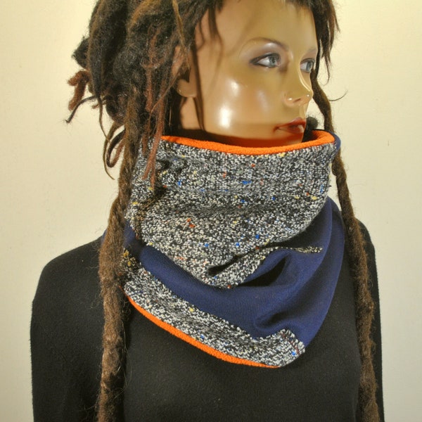 snood, col tube doublé polaire