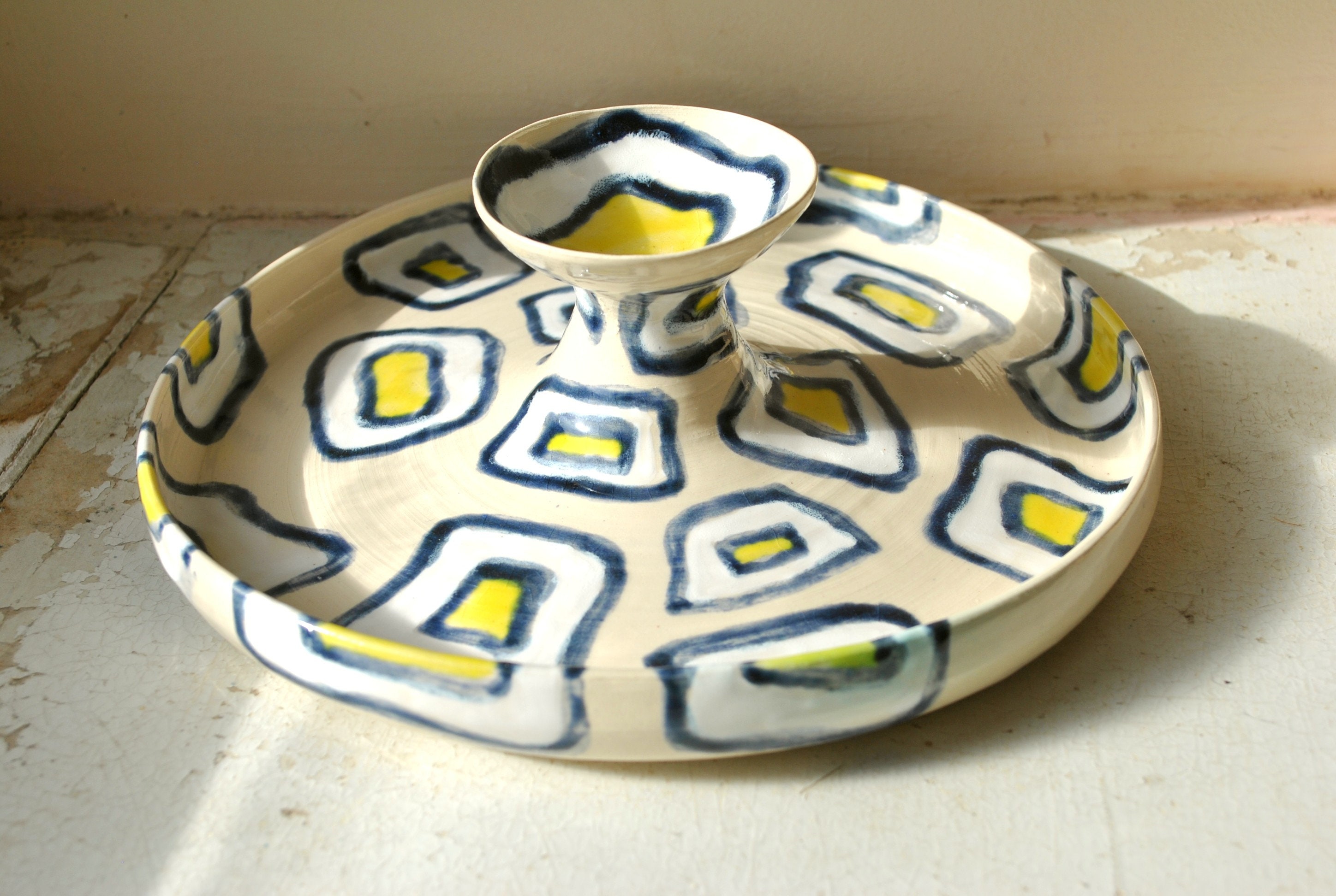 Coupelle/Plateau Pour L' Apéritif en Céramique