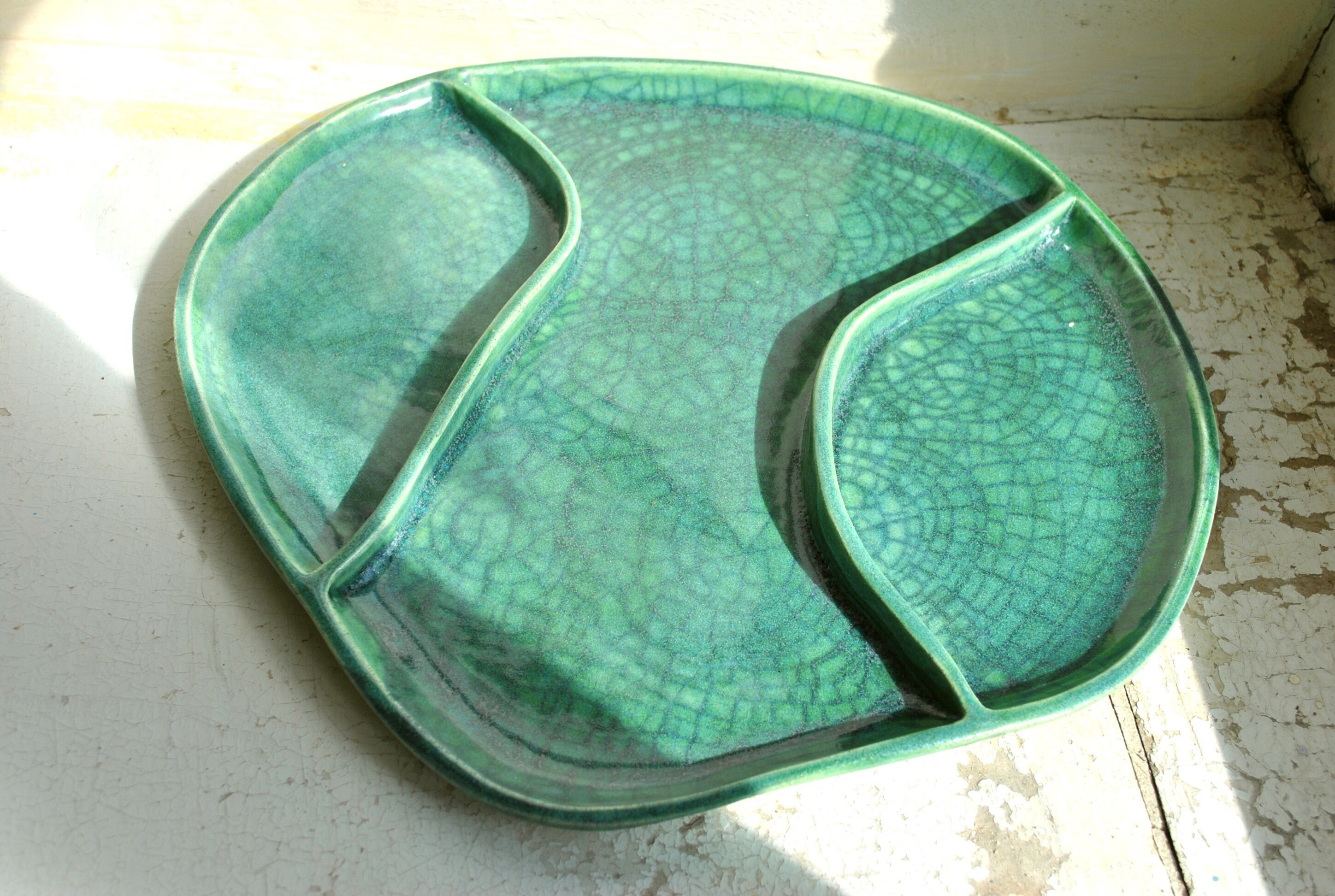 Assiette à Compartiments Pour Apéro en Céramique