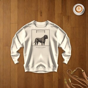 Cane Corso Sweatshirt The Estate Guardian, Italian Mastiff Crewneck, Corso Holiday Gift for Mom Dad image 7