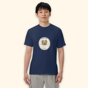 Golden Retriever Shirt Sock Thief Union, Funny Golden Gift for Mom Dad, Retro Workwear Dog Tee image 3