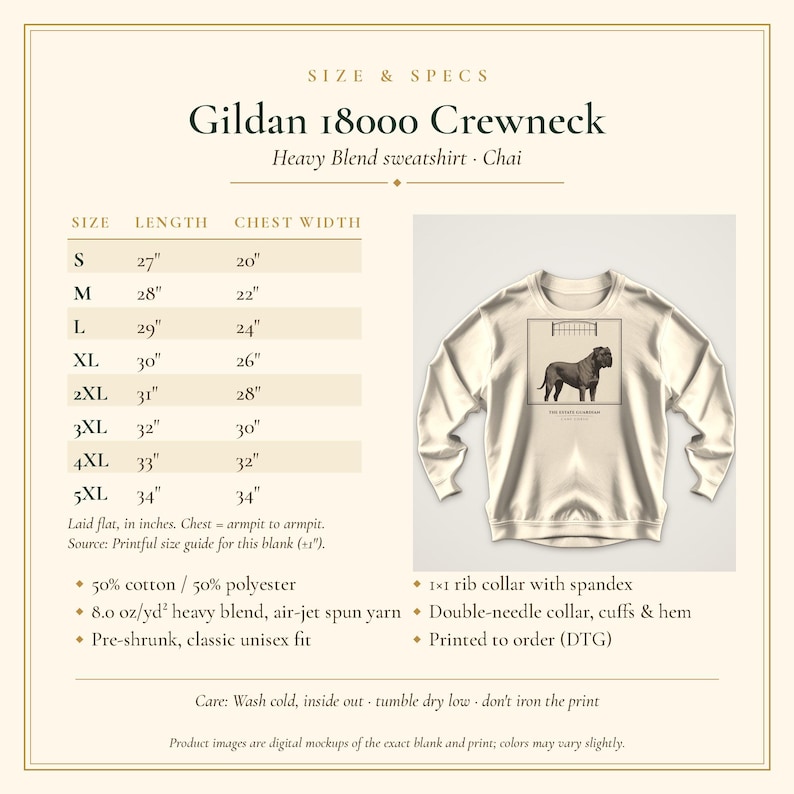 Cane Corso Sweatshirt The Estate Guardian, Italian Mastiff Crewneck, Corso Holiday Gift for Mom Dad image 5