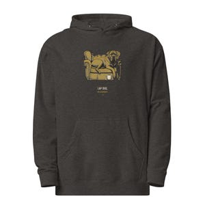 Cane Corso Hoodie Lap Dog Allegedly, Funny Italian Mastiff Sweatshirt Gift for Mom Dad