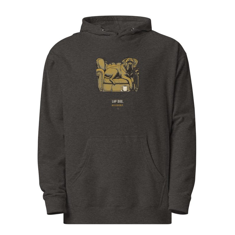Cane Corso Hoodie Lap Dog Allegedly, Funny Italian Mastiff Sweatshirt Gift for Mom Dad