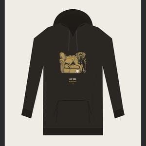 Cane Corso Hoodie Lap Dog Allegedly, Funny Italian Mastiff Sweatshirt Gift for Mom Dad image 9