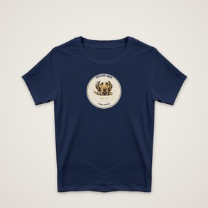 Golden Retriever Shirt Sock Thief Union, Funny Golden Gift for Mom Dad, Retro Workwear Dog Tee image 2