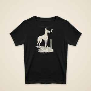 Doberman Shirt Night Watch, Vintage Dobermann Tee, Doberman Gift for Mom or Dad, Watchtower Dog Owner Shirt image 3