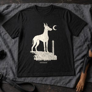 Doberman Shirt Night Watch, Vintage Dobermann Tee, Doberman Gift for Mom or Dad, Watchtower Dog Owner Shirt image 1