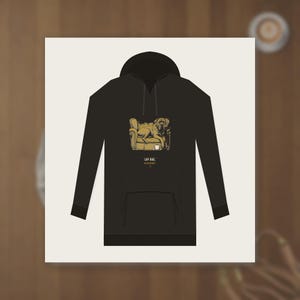 Cane Corso Hoodie Lap Dog Allegedly, Funny Italian Mastiff Sweatshirt Gift for Mom Dad image 8