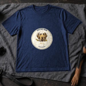 Golden Retriever Shirt Sock Thief Union, Funny Golden Gift for Mom Dad, Retro Workwear Dog Tee image 1