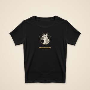Doberman Shirt Fidelis et Vigilans, Vintage Dobermann Crest Gift for Mom Dad Tee image 3