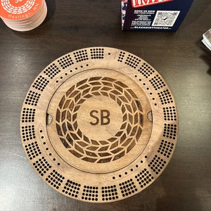 Customized Cribbage Board