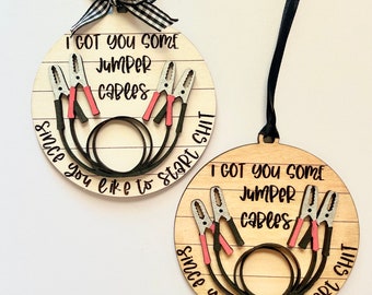 Jumper Cables Car charm/ ornament