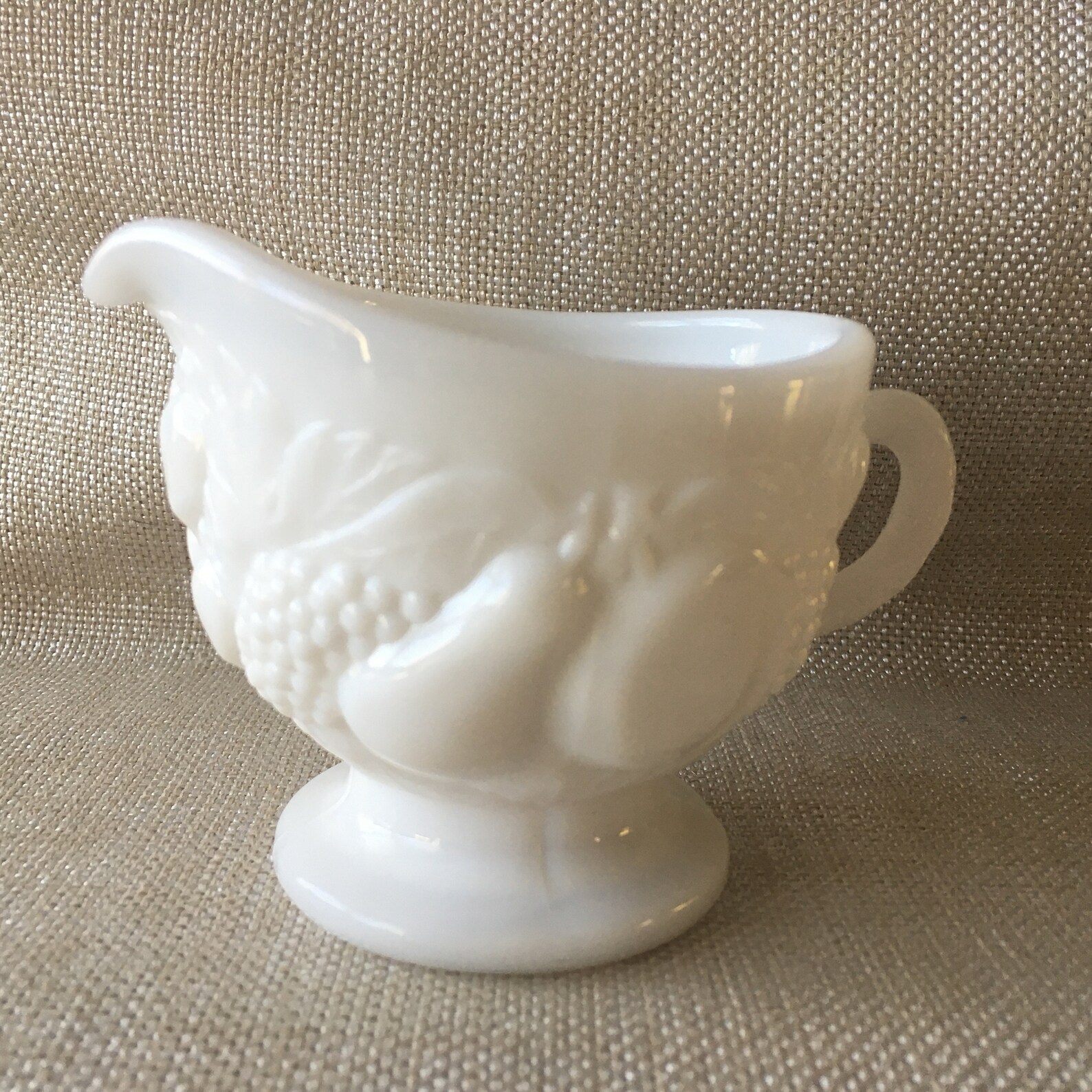 Westmoreland Milk Glass Creamer and Sugar Bowl Set Etsy
