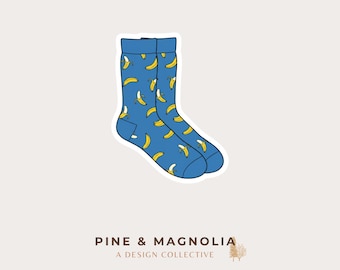 Banana Socks Sticker | Heated Rivalry Vinyl Decal