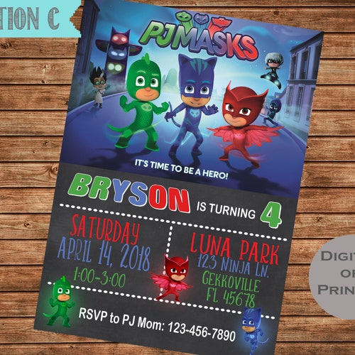 Kids Party Invitations to Personalized Invitation 5x7 or | Etsy