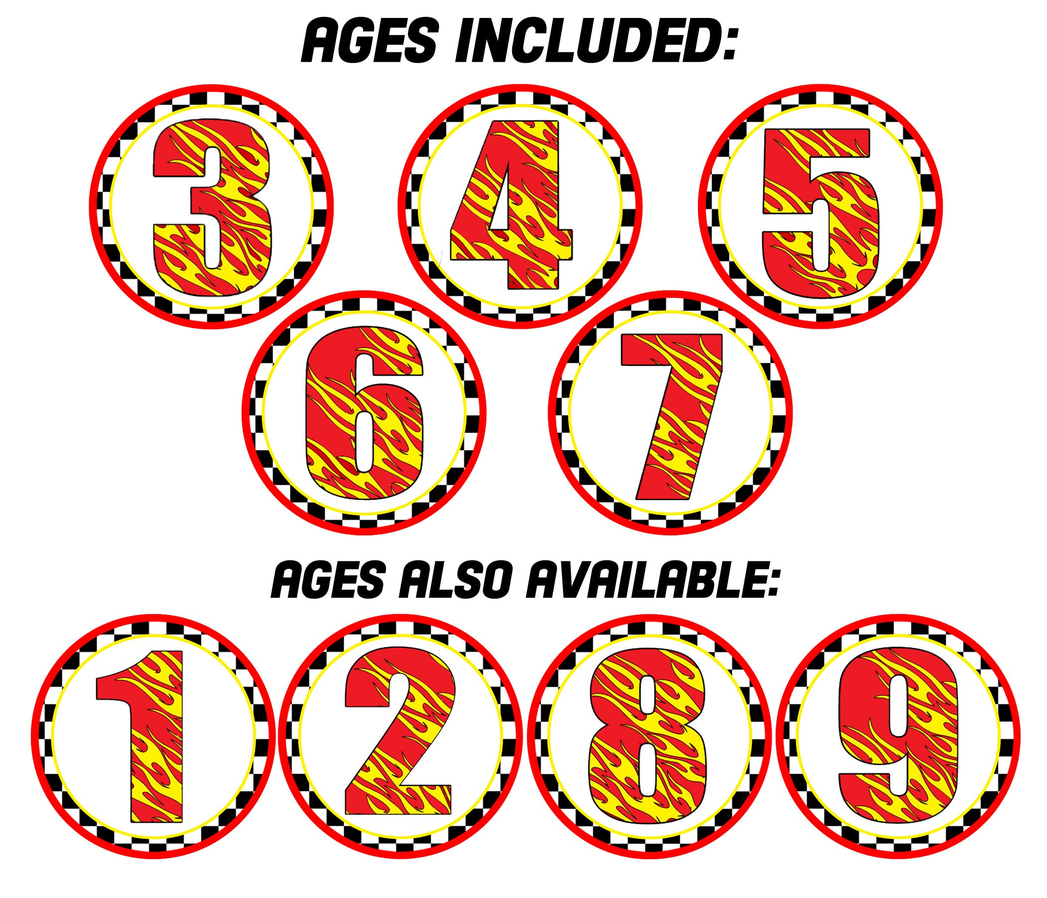 Hot Wheels Cupcake Toppers-Hot Wheels Cumpleaños Descarga | Etsy