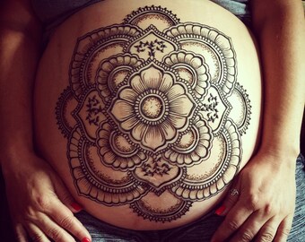 Belly Henna DIY Kit for pregnancy/maternity