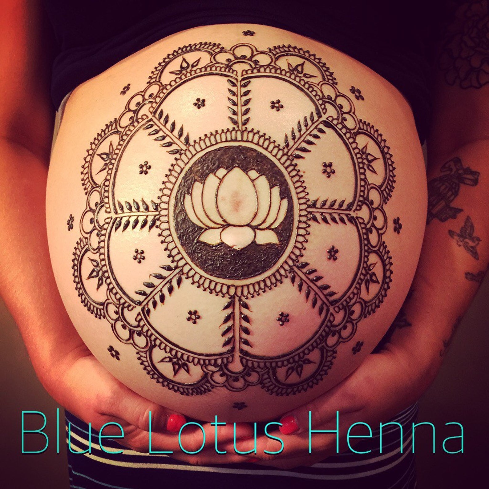 Belly Henna DIY Kit for pregnancy/maternity | Etsy