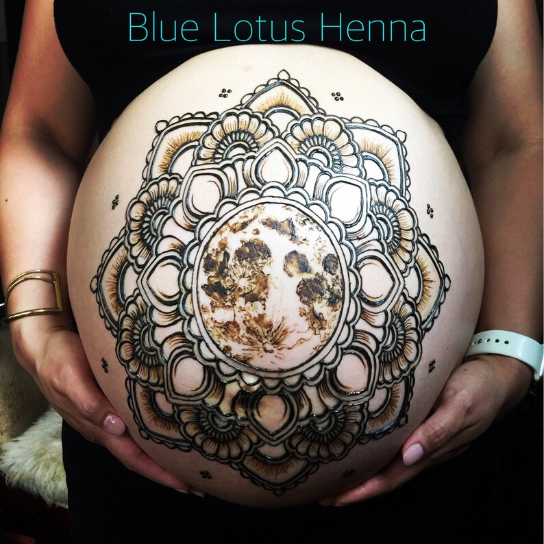 Belly Henna DIY Kit for Pregnancy/maternity Etsy