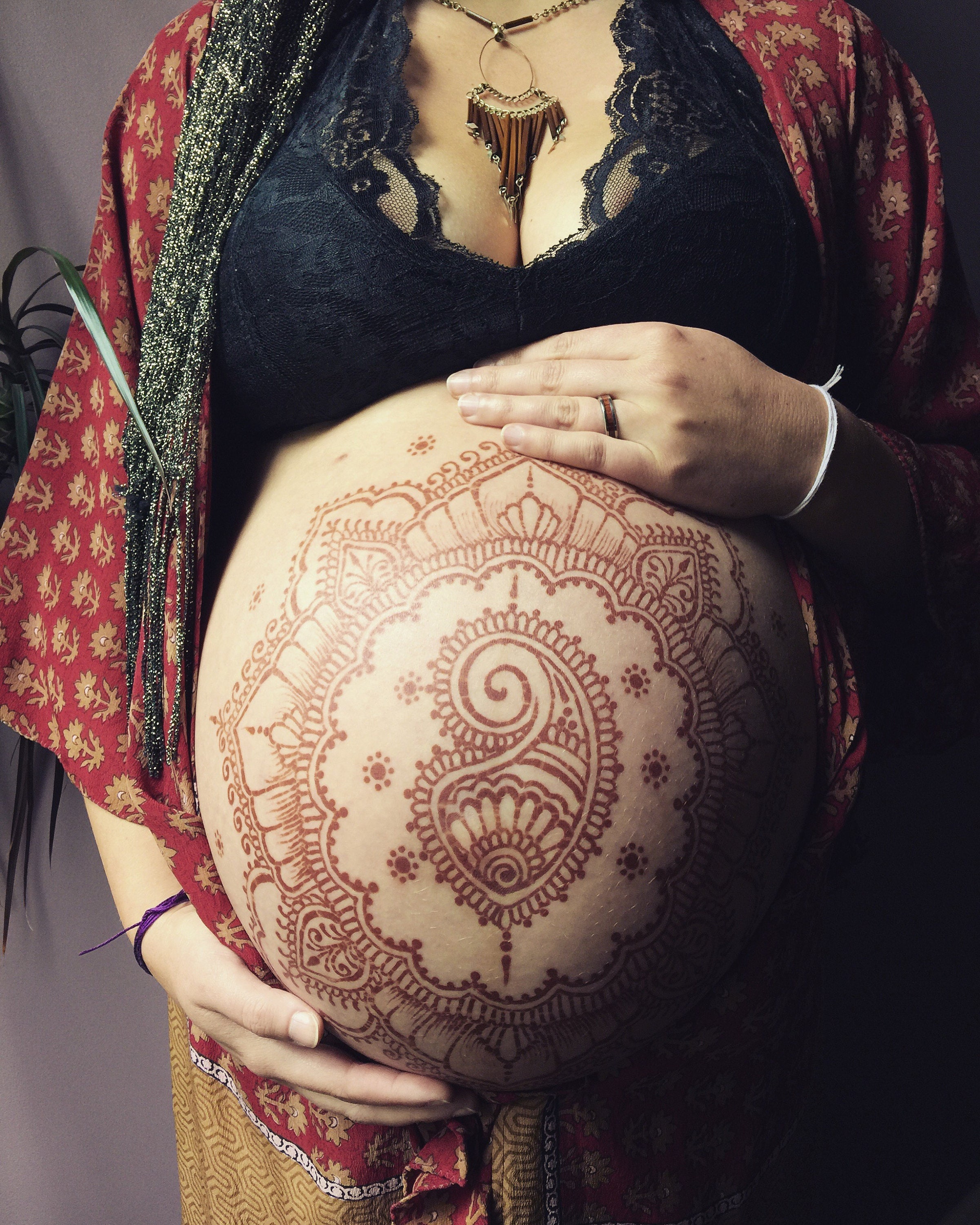 Pregnancy and Belly Henna Tattoo Blessings  Mothersun and the Captain