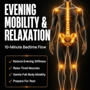 Evening Decompression Sleep Mobility Flow: 10-Minute Bedtime Stretches (PDF Guide)