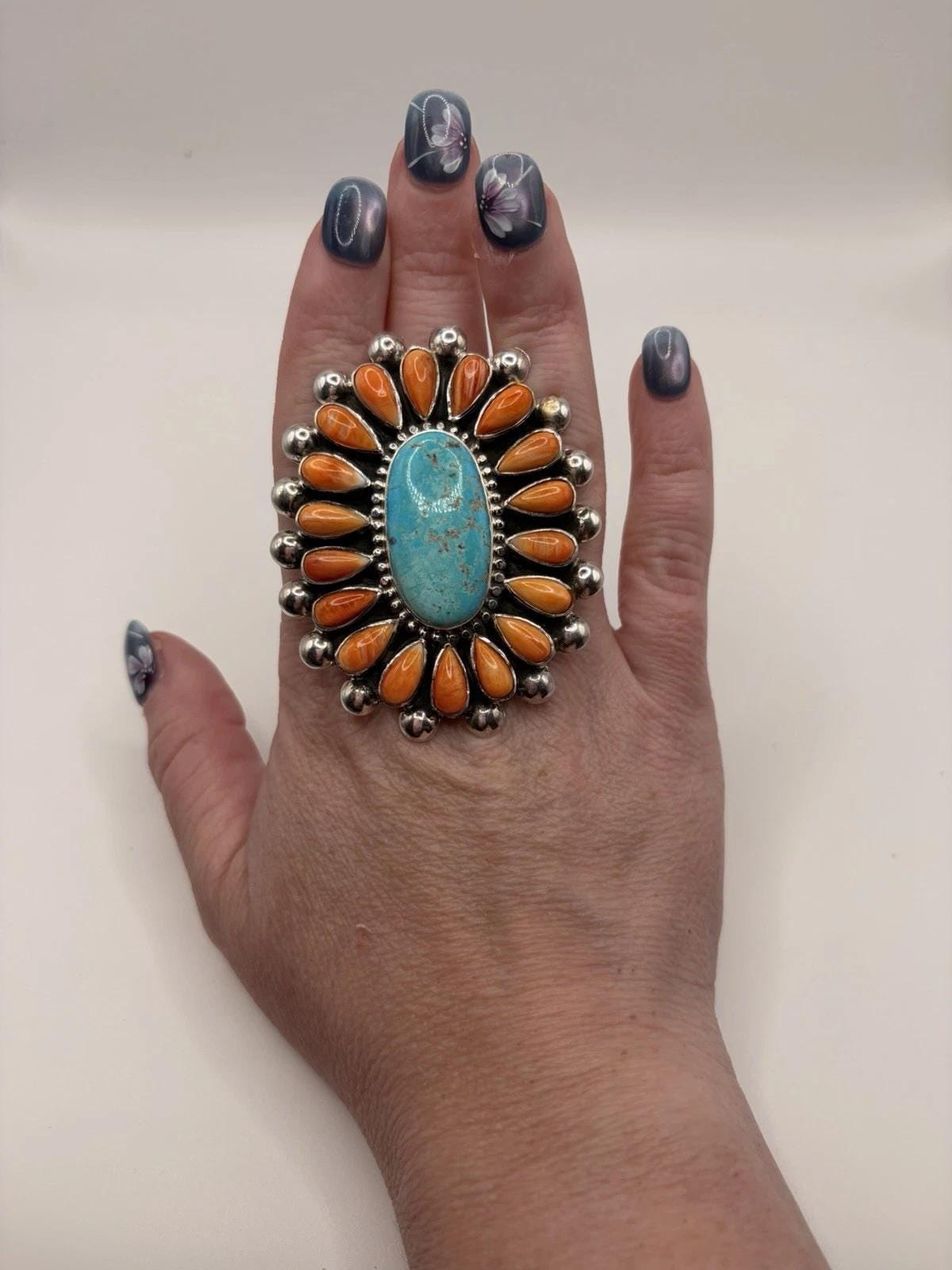 ナバホ　Navajo Tonya June Rafael 指輪　リング Tonya June Rafael - Etsy
