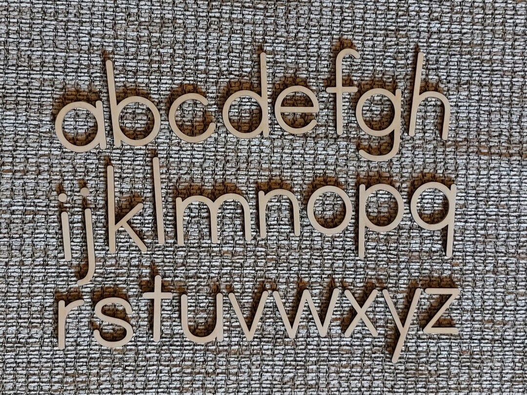 Movable Alphabet Letters English LOWERCASE PRINTED Script - Etsy Australia