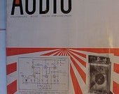 October 1955 Audio Engineering Magazine has 112 pages of ads and articles, Antique Radio,Stereo,Microphone, Amplifier ,Electronics Magazine