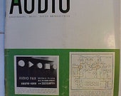 February 1955 Audio Engineering Magazine has 76 pages of ads and articles, Antique Radio,Stereo,Microphone, Amplifier ,Electronics Magazine