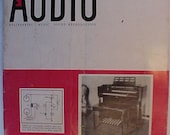 September 1955 Audio Engineering Magazine has 64 pages of ads and articles, Antique Radio,Stereo,Microphone, Amplifier ,Electronics Magazine