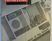 June 1952 Audio Engineering Magazine has 48 pages of ads and articles, Antique Radio,Stereo,Microphone, Amplifier ,Electronics Magazine