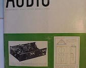 May 1955 Audio Engineering Magazine has 64 pages of ads and articles, Antique Radio,Stereo,Microphone, Amplifier ,Electronics Magazine