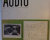 July 1955 Audio Engineering Magazine has 48 pages of ads and articles, Antique Radio,Stereo,Microphone, Amplifier ,Electronics Magazine