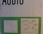 September 1954 Audio Engineering Magazine has 80 pages of ads and articles, Antique Radio,Stereo,Microphone, Amplifier ,Electronics Magazine
