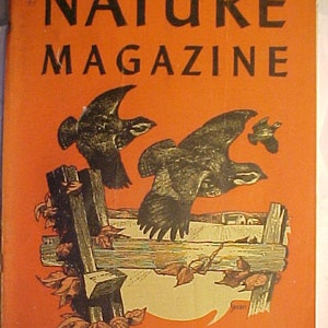 August - September 1948 Nature Magazine Fully illustrated has 55 pages of ads and articles, with cover art by Frederic Sweney