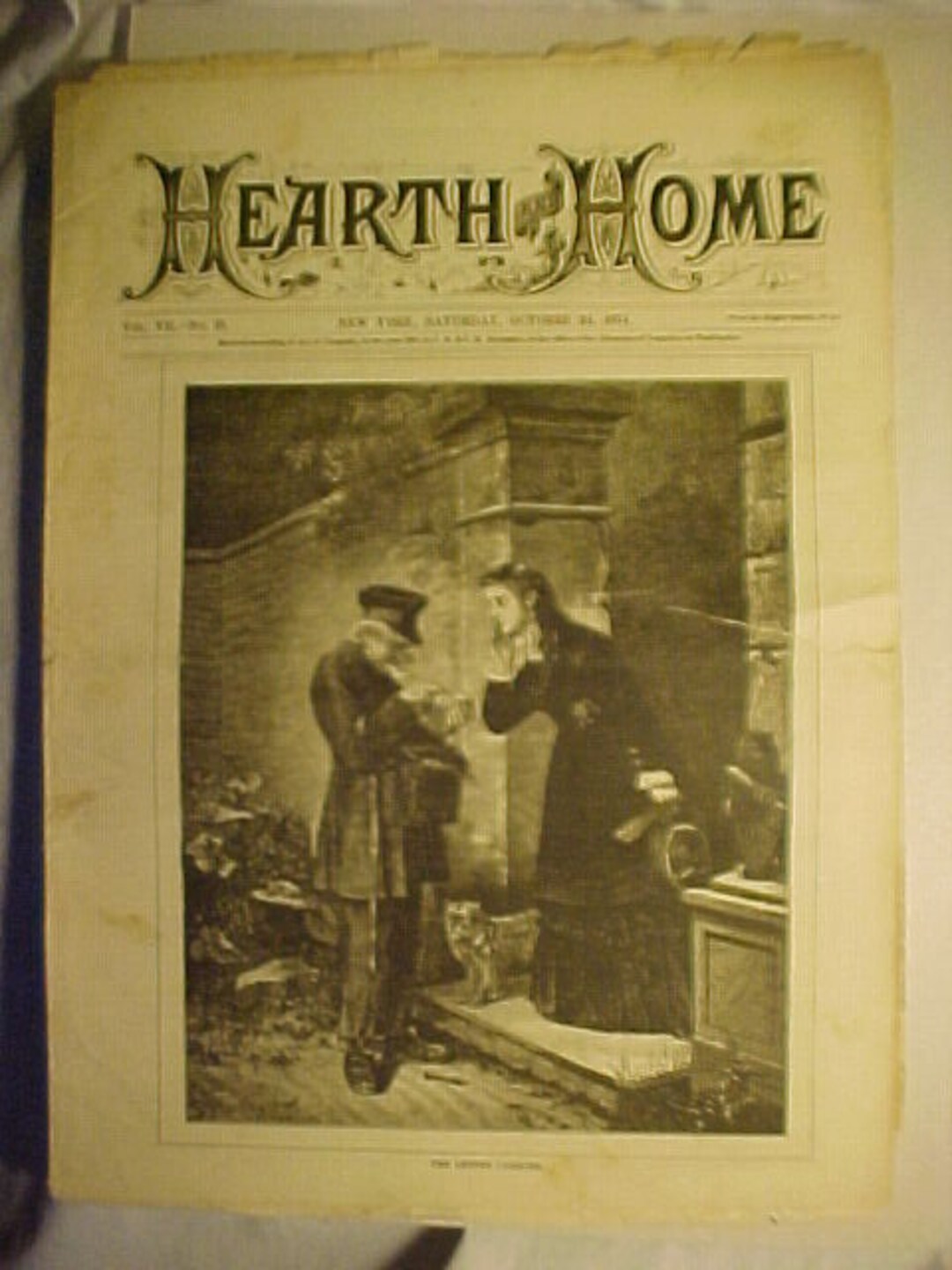 October 24, 1874 Hearth and Home Magazine New York, N.Y.