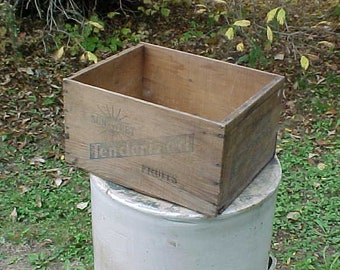 1935 California Nature Flavored medium Prunes packed by California Prune & Apricot Growers San Jose, California, Wood Advertising Crate Box