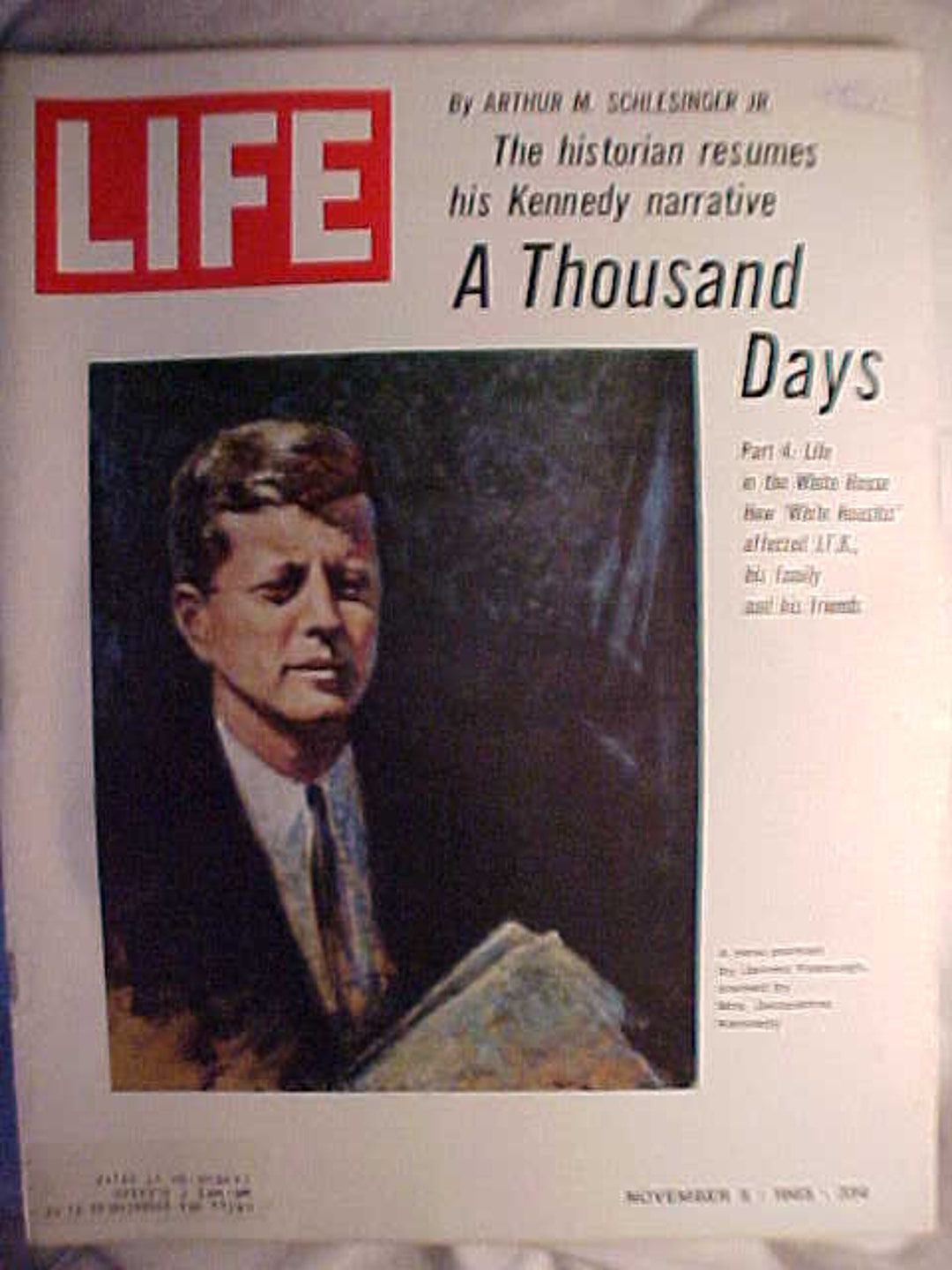 November 5, 1965 LIFE Magazine With John F. Kennedy on the Cover