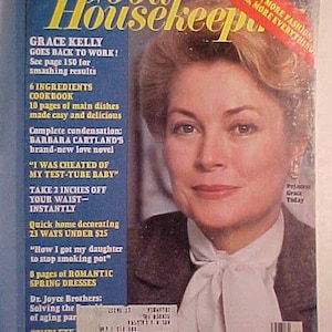 March 1979 Good Housekeeping Magazine Princess Grace on the Cover by Stephen Green Armytage, has 274 pages of ads & articles, Gift Idea
