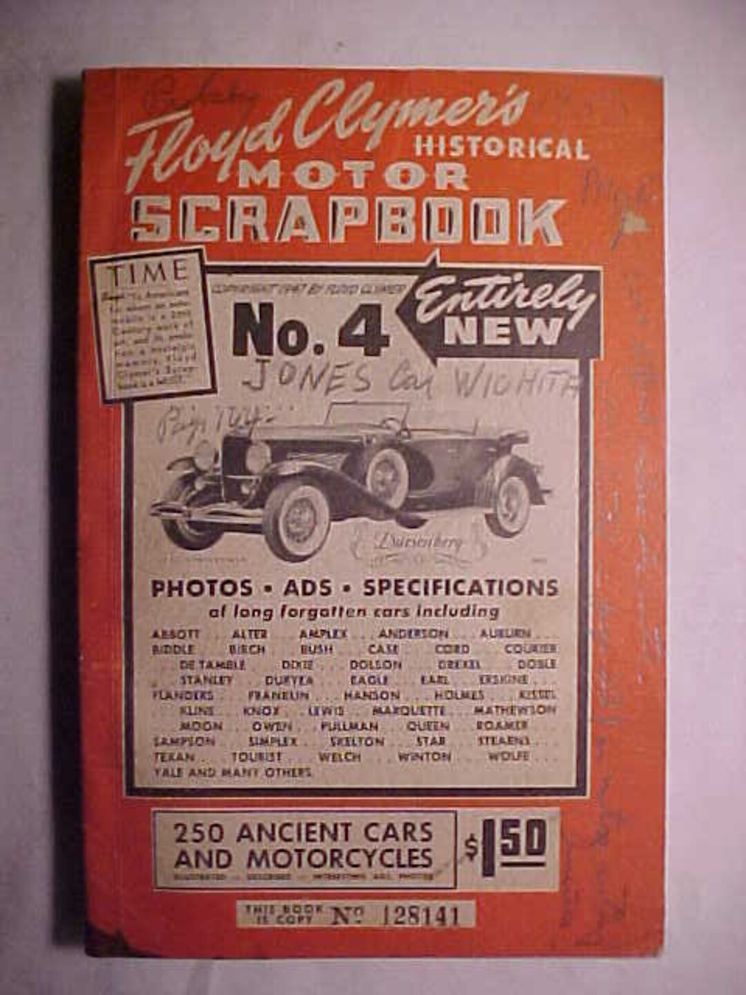 1947 Floyd Clymer's Historical Motor Scrapbook No. 4 Edition, Classic