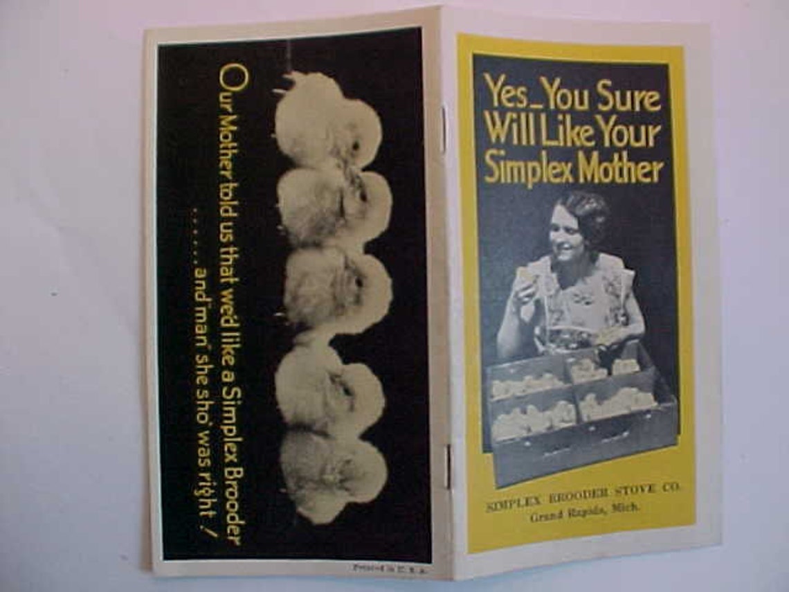 1931 Simplex Brooder Stove Catalog Booklet by Simplex Brooder Etsy