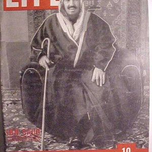 May 31, 1943 LIFE Magazine with IBN Saud Ruler of Saudi Arabia on the Cover has 96 pages of ads and articles, Birthday Gift Idea