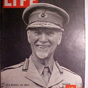 November 8, 1943 LIFE Magazine with Field Marshal Jan Christiaan Smuts on the Cover has 132 pages of ads and articles, Birthday Gift Idea